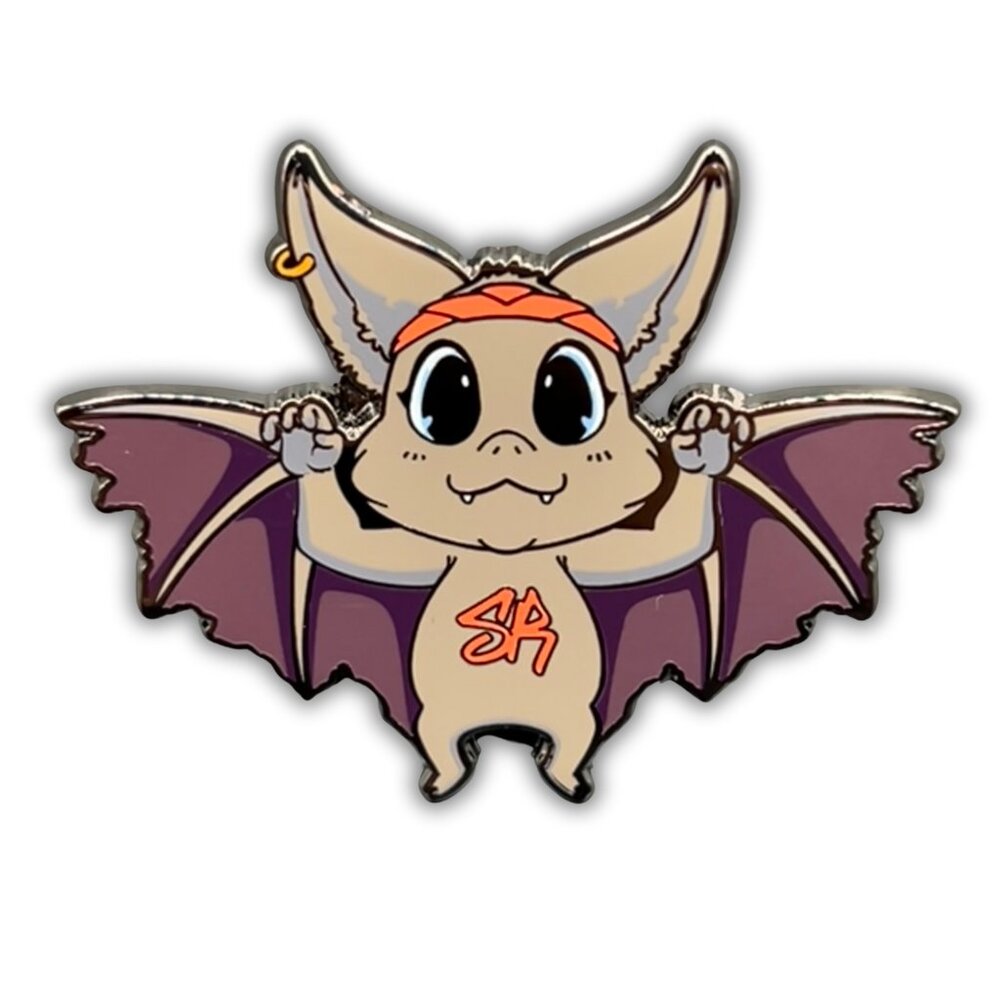 S.R. Store Bat Mascot Pin (K)